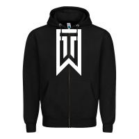 Black tiger Zipper Hoodie - linhVisuals