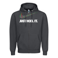 Smoke just hodl it Zipper Hoodie - linhVisuals