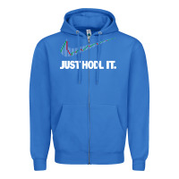 True Royal just hodl it Zipper Hoodie - linhVisuals