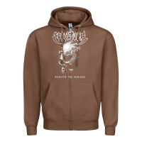 Chestnut Sepultura The Remains Zipper Hoodie - linhVisuals