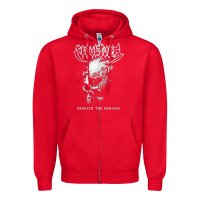 Red Sepultura The Remains Zipper Hoodie - linhVisuals