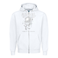 White Sepultura The Remains Zipper Hoodie - linhVisuals