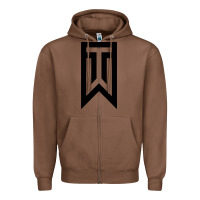 Chestnut tiger Zipper Hoodie - linhVisuals