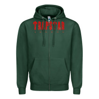Sports Green trapstar Zipper Hoodie - linhVisuals