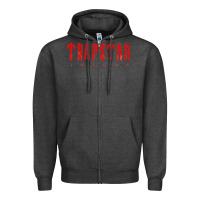 Charcoal Heather trapstar Zipper Hoodie - linhVisuals