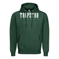 Sports Green trapstar Zipper Hoodie - linhVisuals