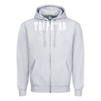 Heather Grey trapstar Zipper Hoodie - linhVisuals