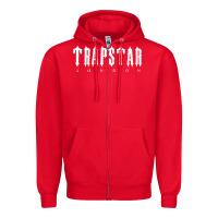 Red trapstar Zipper Hoodie - linhVisuals