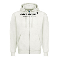 Oatmeal Heather formula 1 team Zipper Hoodie - linhVisuals