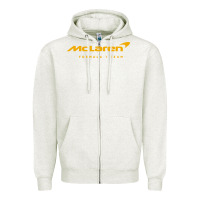 Oatmeal Heather formula 1 team Zipper Hoodie - linhVisuals