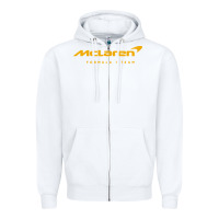 White formula 1 team Zipper Hoodie - linhVisuals