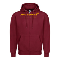 Burgundy formula 1 team Zipper Hoodie - linhVisuals