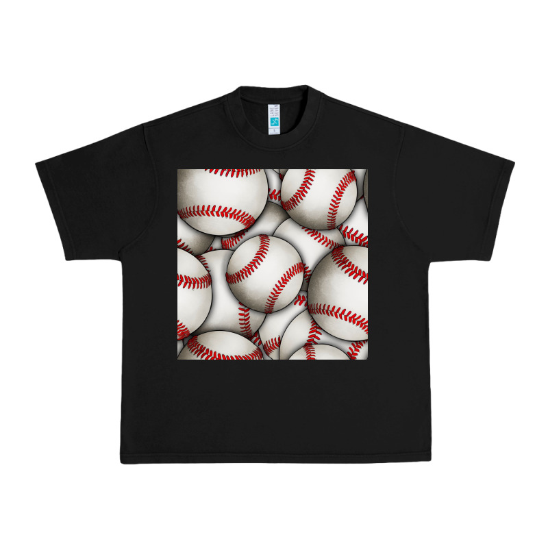 Baseball Seamless Pattern Urban Heavy Tee by BundleAndBundleShop | Teevron