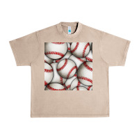 French Oak baseball seamless pattern Urban Heavy Tee - BundleAndBundleShop