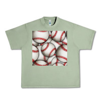 Oil Green baseball seamless pattern Urban Heavy Tee - BundleAndBundleShop