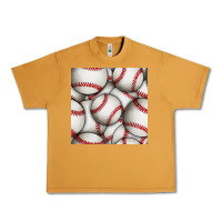 Peanut Butter baseball seamless pattern Urban Heavy Tee - BundleAndBundleShop