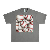 Tornado baseball seamless pattern Urban Heavy Tee - BundleAndBundleShop