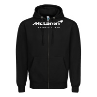 Black formula 1 team Zipper Hoodie - linhVisuals