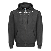 Charcoal Heather formula 1 team Zipper Hoodie - linhVisuals