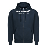 Navy formula 1 team Zipper Hoodie - linhVisuals