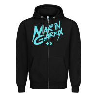 Black martin garix Zipper Hoodie - linhVisuals