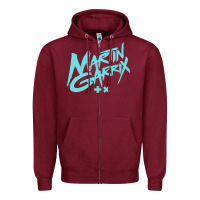 Burgundy martin garix Zipper Hoodie - linhVisuals