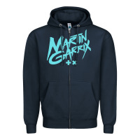 Navy martin garix Zipper Hoodie - linhVisuals