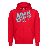 Red martin garix Zipper Hoodie - linhVisuals