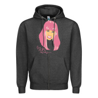 Charcoal Heather nicki Zipper Hoodie - linhVisuals