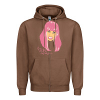 Chestnut nicki Zipper Hoodie - linhVisuals