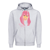 Heather Grey nicki Zipper Hoodie - linhVisuals