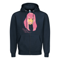 Navy nicki Zipper Hoodie - linhVisuals