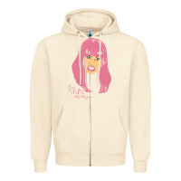 Sandshell nicki Zipper Hoodie - linhVisuals