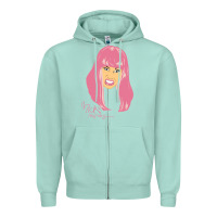 Seafoam nicki Zipper Hoodie - linhVisuals