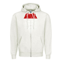 Oatmeal Heather gwar fun Zipper Hoodie - linhVisuals