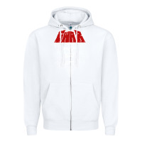 White gwar fun Zipper Hoodie - linhVisuals