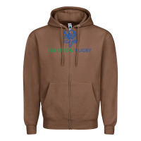 Chestnut benetton rugby Zipper Hoodie - linhVisuals