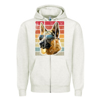 Retro Vintage German Shepherd German Shepherd Dog Gift Zipper Hoodie | Teevron