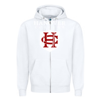 White hanover college Zipper Hoodie - linhVisuals