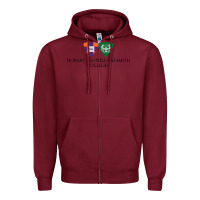 Burgundy hobart and william smith colleges Zipper Hoodie - linhVisuals
