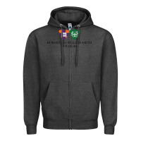 Charcoal Heather hobart and william smith colleges Zipper Hoodie - linhVisuals