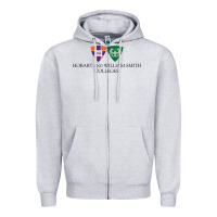 Heather Grey hobart and william smith colleges Zipper Hoodie - linhVisuals