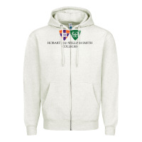 Oatmeal Heather hobart and william smith colleges Zipper Hoodie - linhVisuals