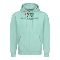 Seafoam hobart and william smith colleges Zipper Hoodie - linhVisuals