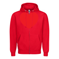 Big Heart Zipper Hoodie | Teevron