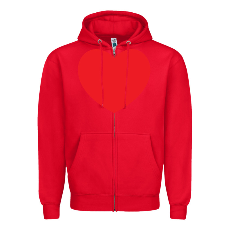 Big Heart Zipper Hoodie by linhVisuals | Teevron