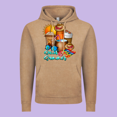 Sweet Summer Vintage Hoodie Designed By Cowhidedigitalart