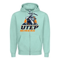 Seafoam utep gifts miners gifts Zipper Hoodie - linhVisuals