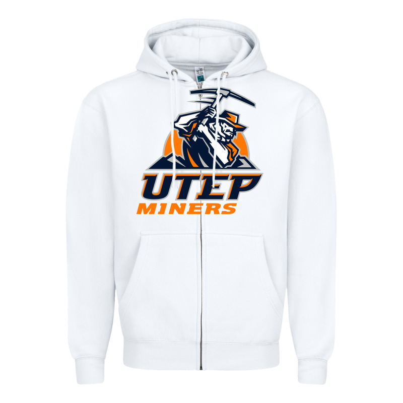 Utep Gifts Miners Gifts Zipper Hoodie by linhVisuals | Teevron