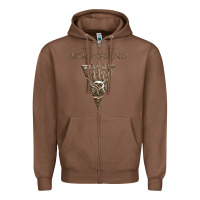 Chestnut morrowind Zipper Hoodie - linhVisuals